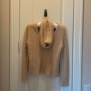 Adrienne Vittadini Cashmere V-neck Sweater